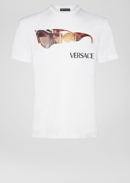 Versace Medusa Biggie Print T-shirt Herr - 418367CTI